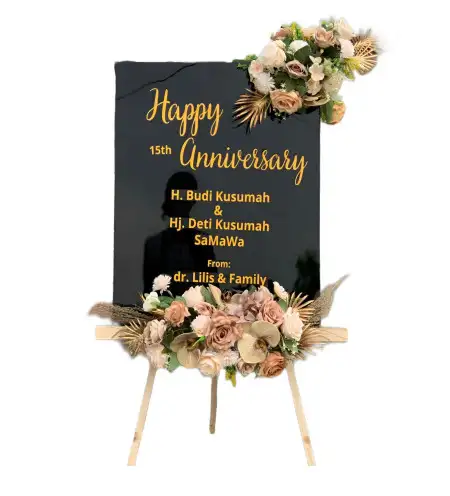 Papan Bunga Akrilik Kebloran