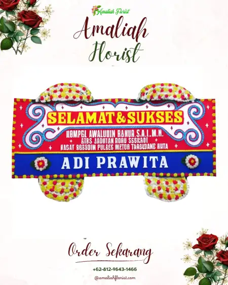 Papan Bunga Ucapan Selamat Kebloran