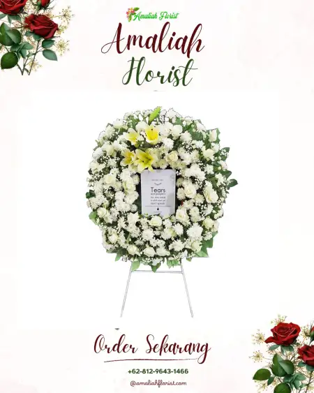 Krans Bunga Duka Kebloran