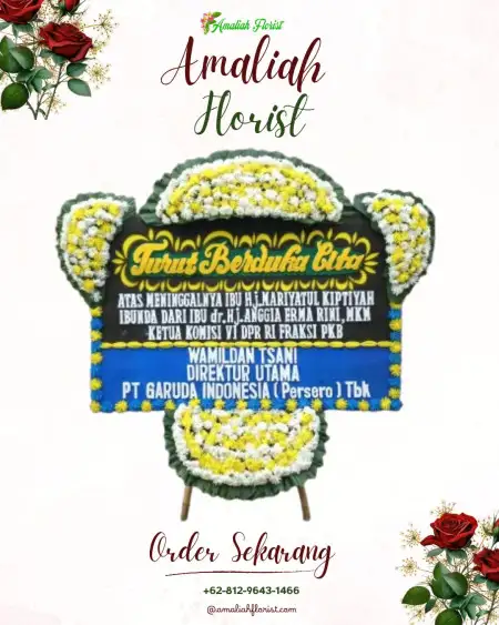 Papan Bunga Duka Kebloran